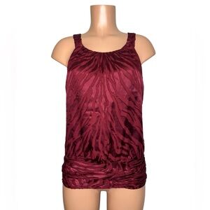 White House Black Market Silk Blend Sleeveless Blouse